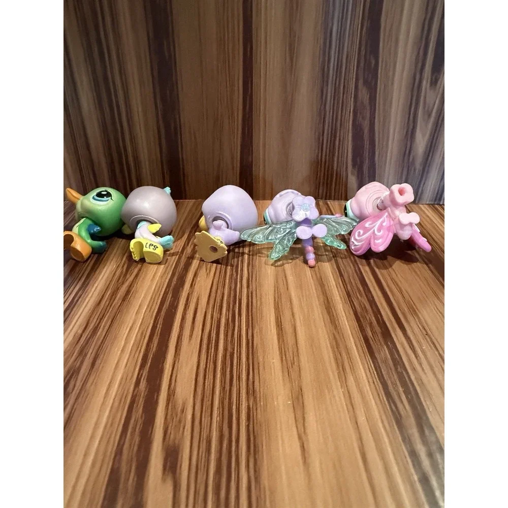 Littlest Pet Shop LPS Lot of 5 Birds Bug Butterfly Duck Chick Authentic Hasbro